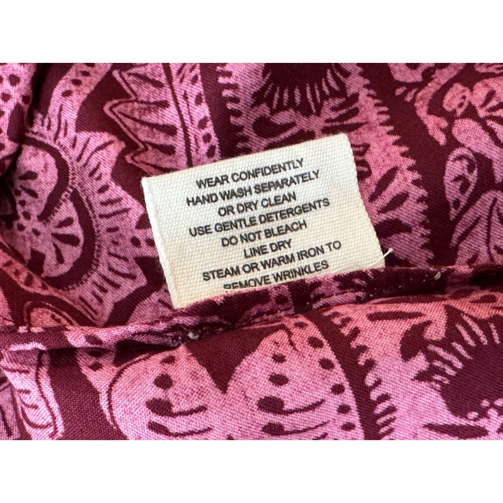 Omika Paola Maxi Dress Tanvi Berry Women M EUC Sleeveless Sun Bohemian Pockets - Picture 9 of 15